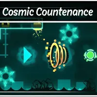 PLay Geometry Dash Cosmic Countenance now!