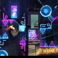 PLay Geometry Dash Cyberpunk now!