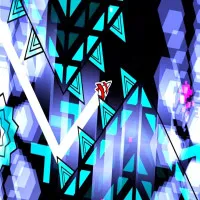 PLay Geometry Dash Sonic Wave Rebirth now!